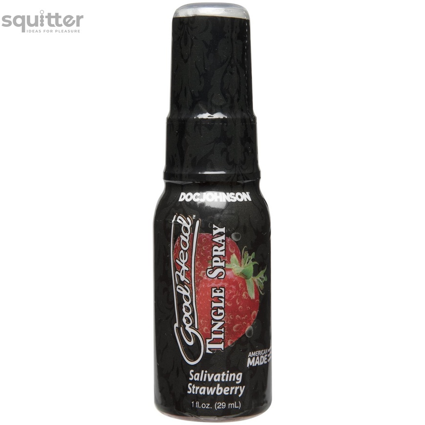 Спрей для мінету Doc Johnson GoodHead Tingle Spray - Strawberry (29 мл) із стимулюючим ефектом SO3492 фото