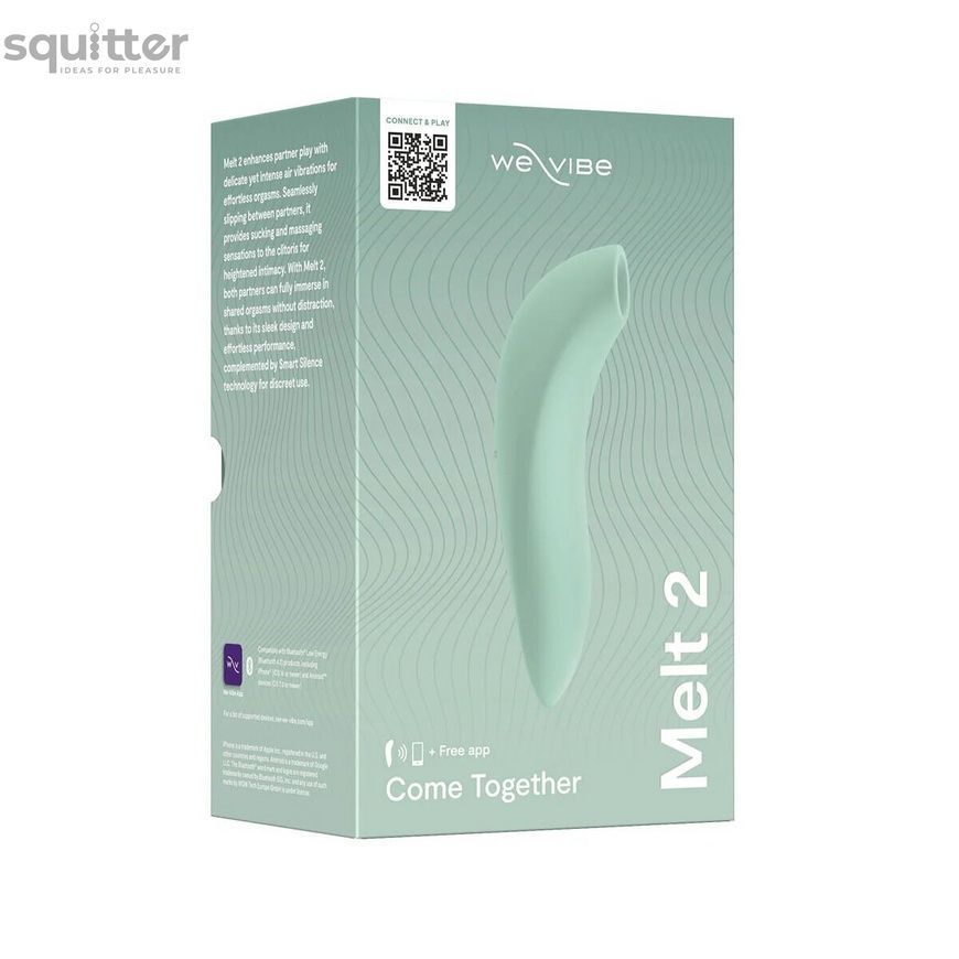 Вакуумний смарт-стимулятор для пар We-Vibe Melt 2 Sage SX3856 - онлайн-сексшоп Сквітер