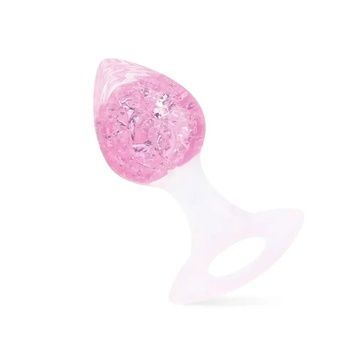 Анальна пробка Liebe Seele Heart-shaped Crystal Anal Plug - Pink Medium SX4865 - онлайн-сексшоп Сквітер