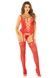 Комплект Leg Avenue Cami Garter with Stockings and String One Size, Red SX1742,4 - інтернет-магазин інтимних товарів Squitter