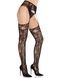 Колготки Leg Avenue Net Stockings with Attached Garter Belt One Size Black SX2752,4 - інтернет-магазин інтимних товарів Squitter