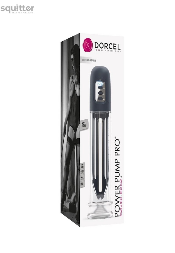 Вакуумная помпа Dorcel POWER PUMP PRO для члена длиной до 20см, диаметр до 5см SO1732 фото