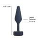 Анальна пробка Lux Active Twist Plug Small Blue SX3926,4 - інтернет-магазин інтимних товарів Squitter
