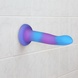 Фалоімітатор, що світиться у темряві, ADDICTION - Rave - 8" Glow in the Dark Dildo - Blue Purple SO6851 фото 6