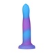 Фалоімітатор, що світиться у темряві, ADDICTION - Rave - 8" Glow in the Dark Dildo - Blue Purple SO6851 фото 3