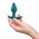 Анальна пробка Fun Factory BOOTIE FEM Bottle Green, у вигляді бутона, діаметр 2,9 см, тонкий обмежувач SX3693,5 - інтернет-магазин інтимних товарів Squitter