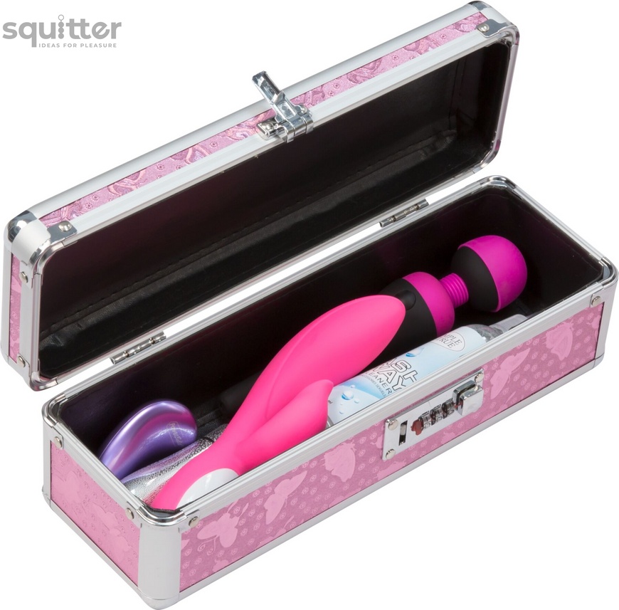 Кейс для хранения секс-игрушек BMS Factory - The Toy Chest Lokable Vibrator Case с кодовым замком SO5563 фото