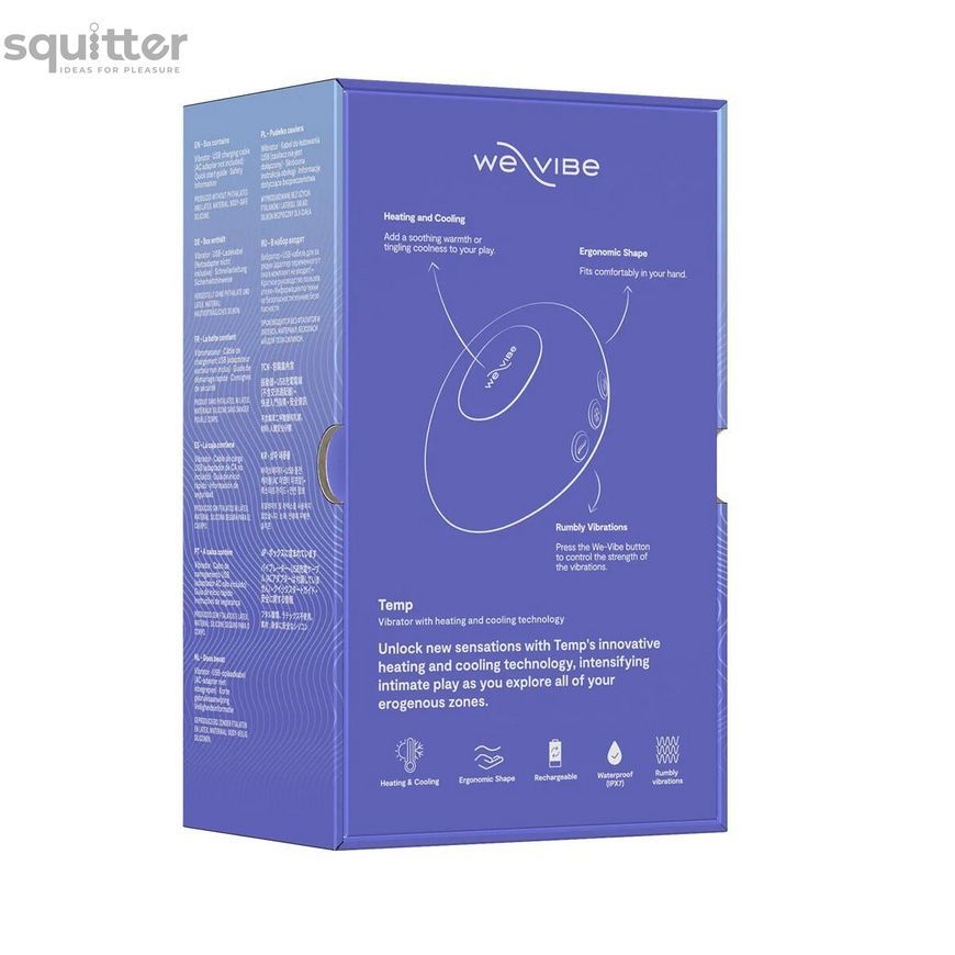Вібратор We-Vibe Temp Lavender Blue SX3857 - онлайн-сексшоп Сквітер