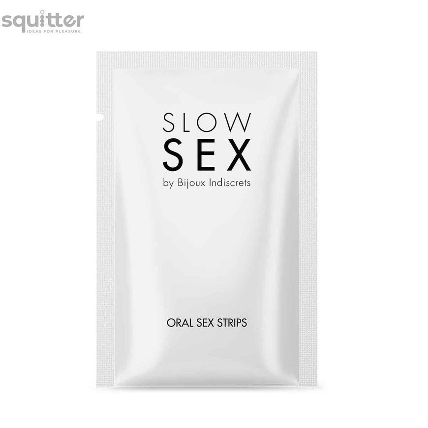 Смужки для орального сексу Bijoux Indiscrets Slow Sex Oral sex strips SO5909 - онлайн-сексшоп Сквітер