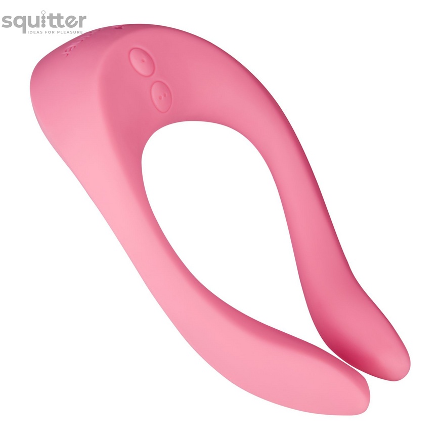 Вибратор для пар Satisfyer Endless Joy Pink, 3 независимых мотора, многофункциональный SO2306 фото