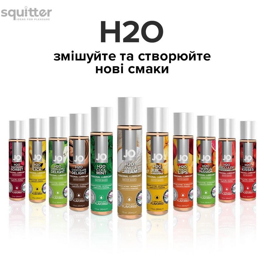 Змазка на водній основі System JO H2O — Vanilla Cream (30 мл) без цукру, рослинний гліцерин SO1480 фото