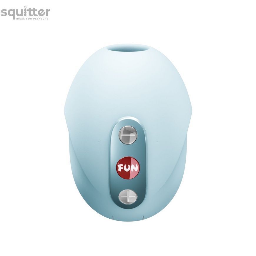 Вакуумний стимулятор Fun Factory Seduction Ice Blue, 11 режимів роботи, перезаряджуваний SX3301 - онлайн-сексшоп Сквітер