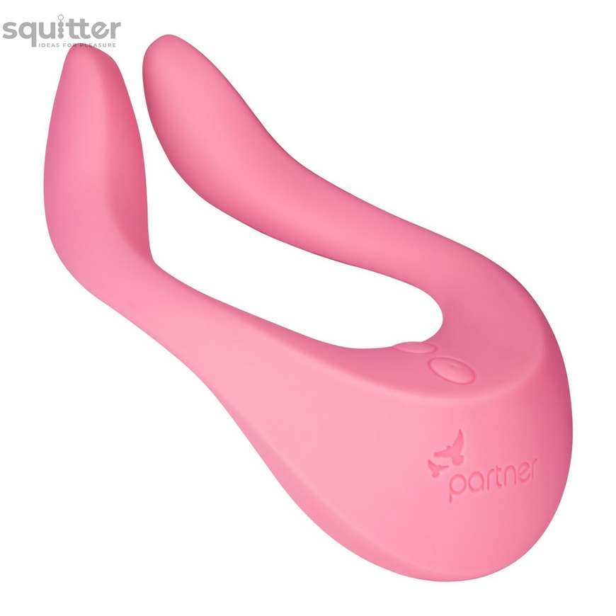 Вибратор для пар Satisfyer Endless Joy Pink, 3 независимых мотора, многофункциональный SO2306 фото