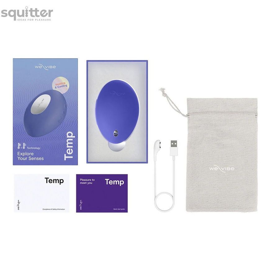 Вібратор We-Vibe Temp Lavender Blue SX3857 - онлайн-сексшоп Сквітер