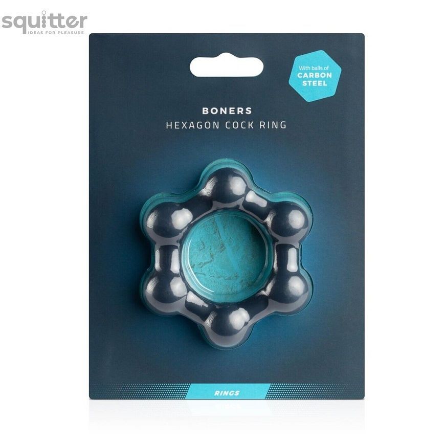 Ерекційне кільце Boners Hexagon Cock Ring SO8873 - онлайн-сексшоп Сквітер