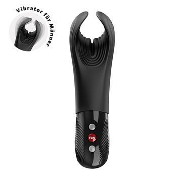 Вібратор для пеніса Fun Factory MANTA Black, підходить для парних ігор SX4297 - онлайн-сексшоп Сквітер