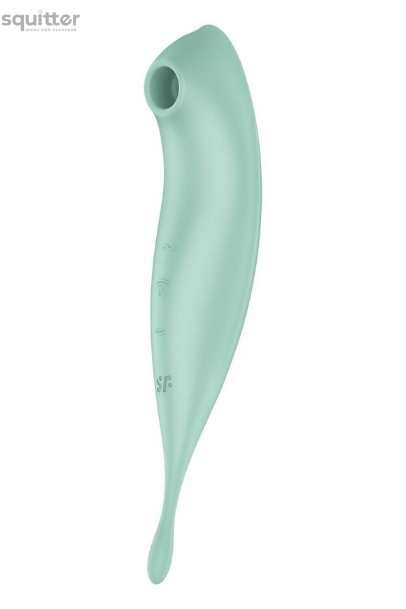 Вакуумний вібратор Satisfyer Twirling Pro+ Mint SO6716 фото