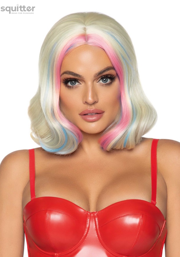 Перука Харлі Квін Leg Avenue Harley wavy bob wig, коротка, 36 см SO7943 фото