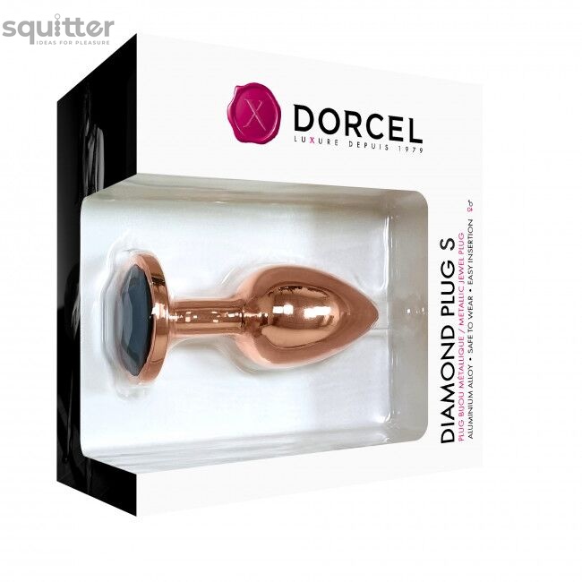 Металева анальна пробка із прикрасою у вигляді кристалу Dorcel - Diamond Plug S SO5534 фото