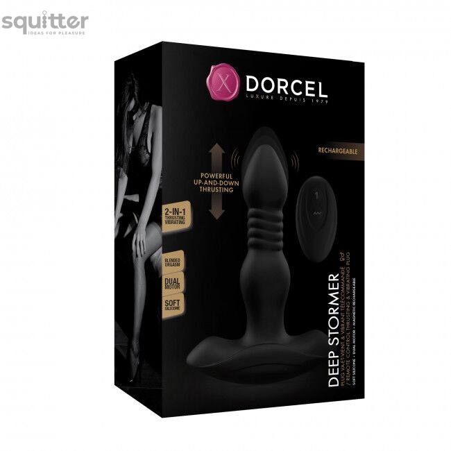 Анальна пробка з вібрацією та пульсацією Dorcel DEEP STORMER SO5073 фото