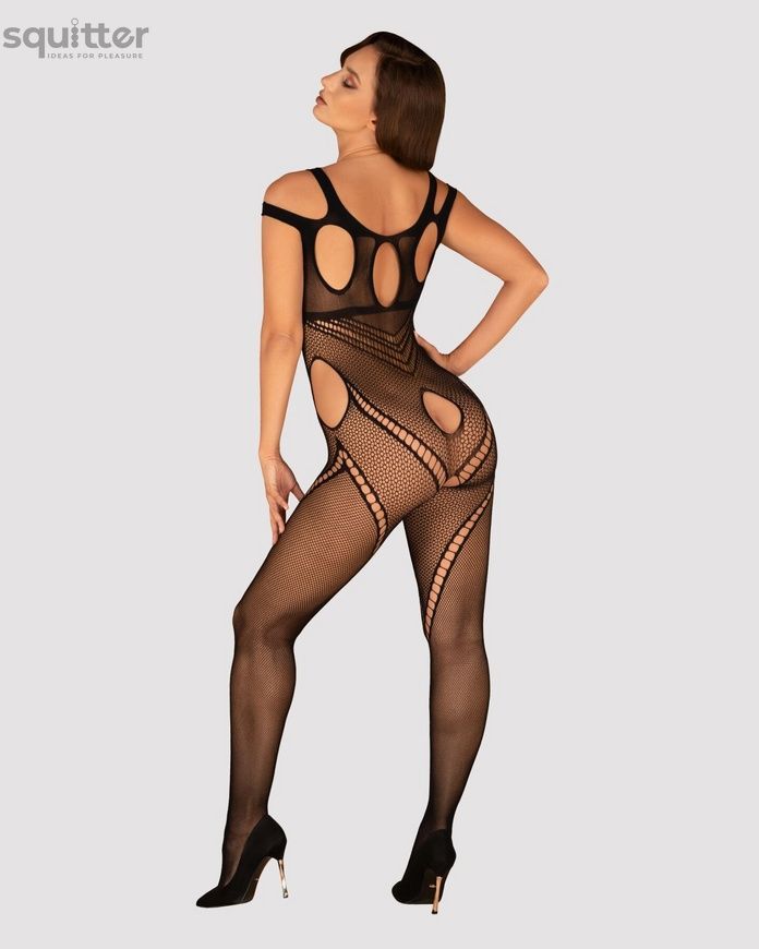Бодистокинг Obsessive Bodystocking G322 S/M/L, фантасмагорически-силуэтный крой SO7242 - онлайн-сексшоп Сквитер