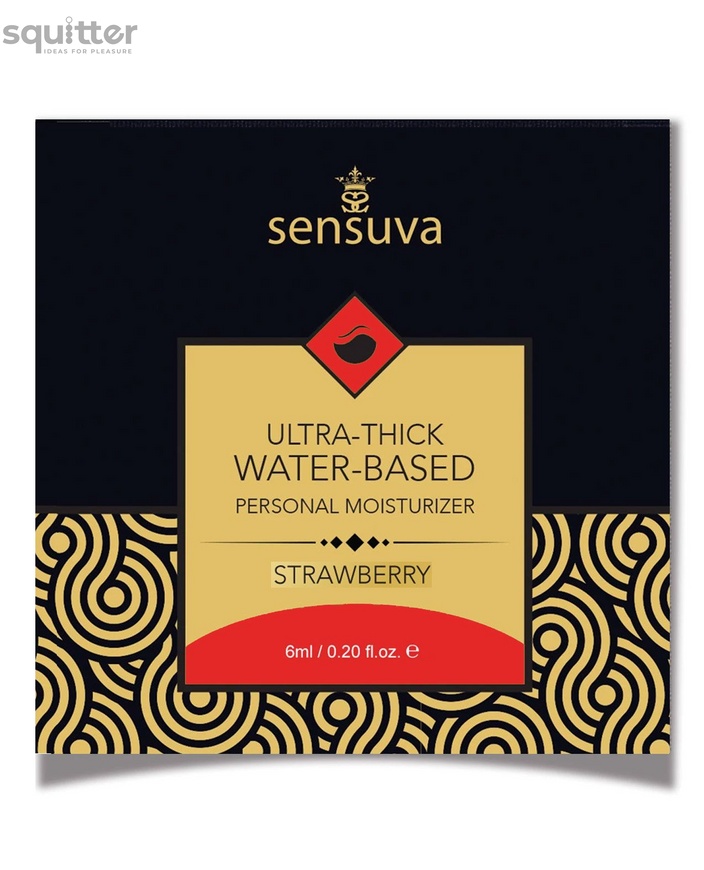 Пробник Sensuva - Ultra–Thick Water-Based Strawberry (6 мл) SO3383 фото