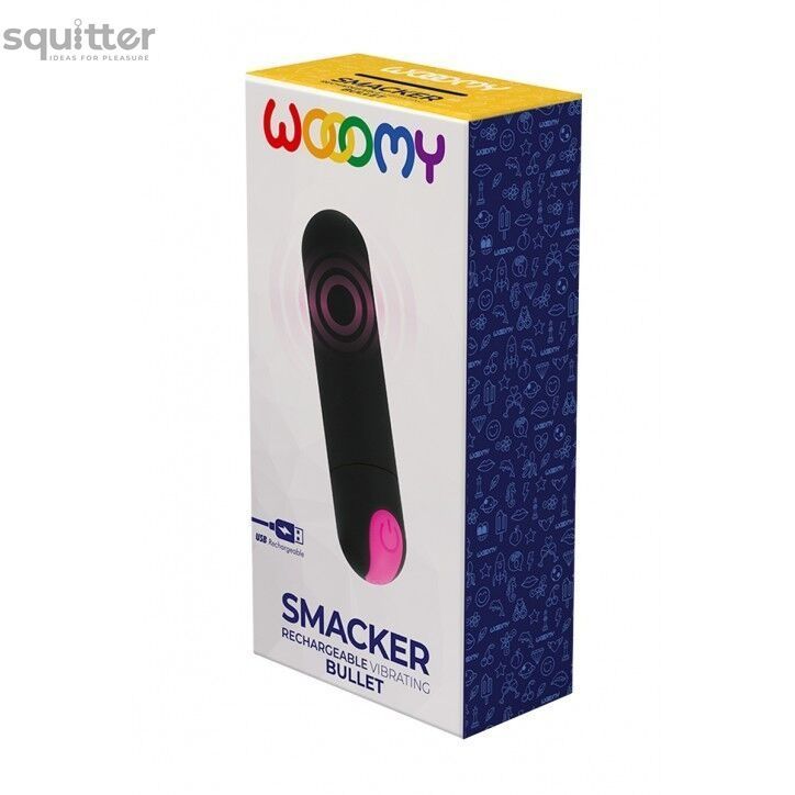 Віброкуля Wooomy Smacker, перезаряджувана, 10 швидкостей вібрації SO7442 - онлайн-сексшоп Сквітер