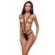 Відкрите боді зі стреп Passion Exclusive MEGGY S/M, black PS27702,1 - інтернет-магазин інтимних товарів Squitter