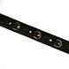Нашийник з повідцем Liebe Seele Boudoir Amor Collar with Leash Black, три кільця SX1668,4 - інтернет-магазин інтимних товарів Squitter