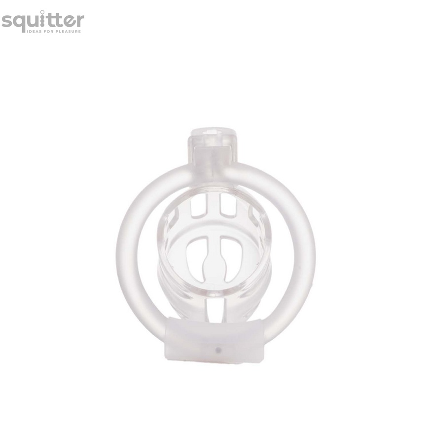 Клітка для пеніса LOCKINK SEVANDA Plastic Penis Chastity Cage - Transparent SX0871 фото