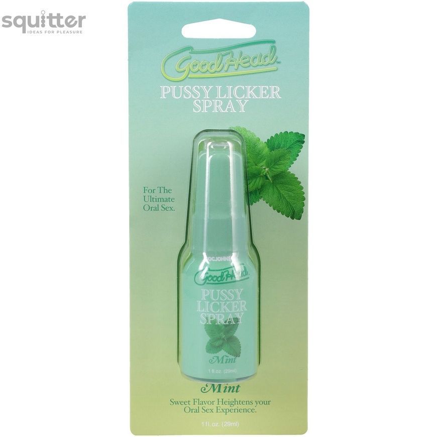 Спрей для кунілінгусу Doc Johnson GoodHead Pussy Licker Spray - Mint 29 мл SX2532 - онлайн-сексшоп Сквітер