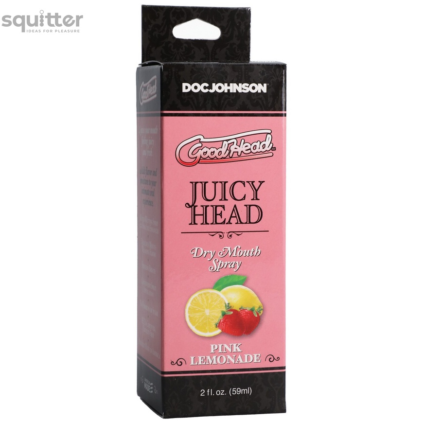 Увлажняющий оральный спрей Doc Johnson GoodHead – Juicy Head Dry Mouth Spray – Pink Lemonade 59мл SO6065 фото