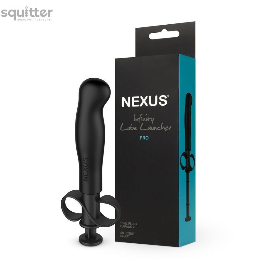 Шприц для введення змазки Nexus Infinity Lube launcher Pro, вигнутий кінчик SX2418 - онлайн-сексшоп Сквітер