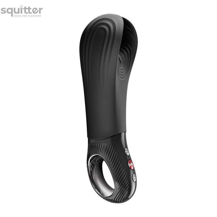 Вібратор для пеніса Fun Factory MANTA Black, підходить для парних ігор SX4297 - онлайн-сексшоп Сквітер