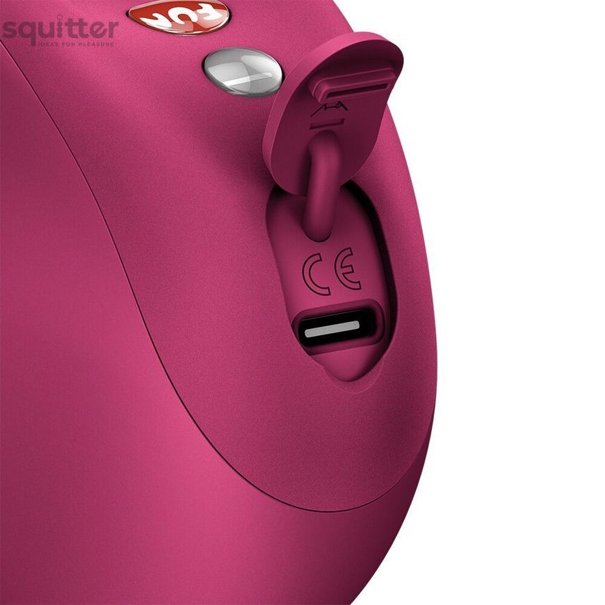 Вакуумний стимулятор Fun Factory MEA Wine Red, унікальні режими, функція посторгазм SX4236 - онлайн-сексшоп Сквітер