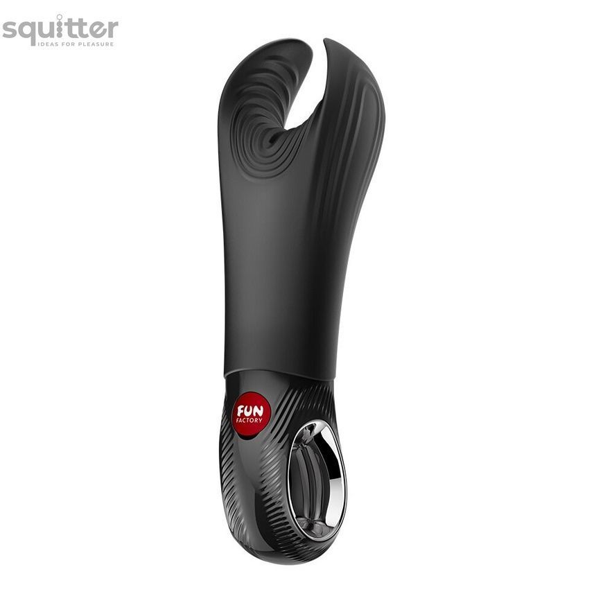 Вібратор для пеніса Fun Factory MANTA Black, підходить для парних ігор SX4297 - онлайн-сексшоп Сквітер