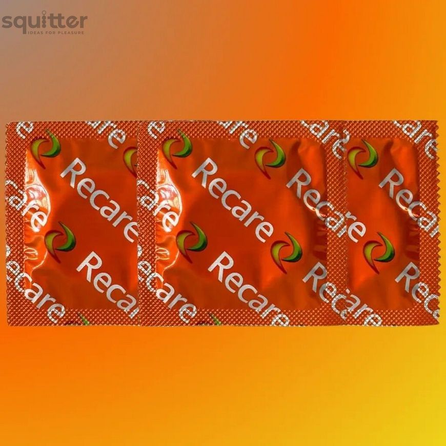 Презервативи Recare Color Fruit Flavour Condoms 3 шт, аромати: м'ята, банан, полуниця SX3318 - онлайн-сексшоп Сквітер