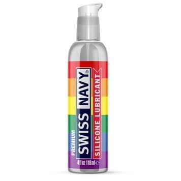 Лубрикант на силіконовій основі Swiss Navy Silicone 118 мл Pride Edition SX1367 - онлайн-сексшоп Сквітер
