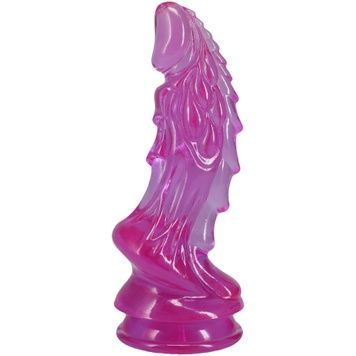 Фентезійний фалоімітатор Doc Johnson Crystal Jellies - Invader Dong 8.5 Inch - Purple SX4443 - онлайн-сексшоп Сквітер