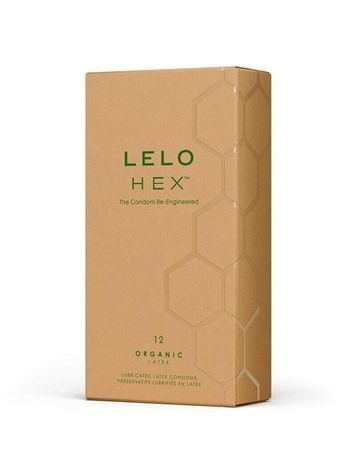 Презервативи LELO HEX Condoms Organic 12 Pack, тонкі та суперміцні SX3043 - онлайн-сексшоп Сквітер