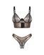 Комплект Obsessive Soranna top & crotchless thong 2XL/3XL SX3625,5 - інтернет-магазин інтимних товарів Squitter