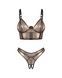 Комплект Obsessive Soranna top & crotchless thong 2XL/3XL SX3625,4 - інтернет-магазин інтимних товарів Squitter