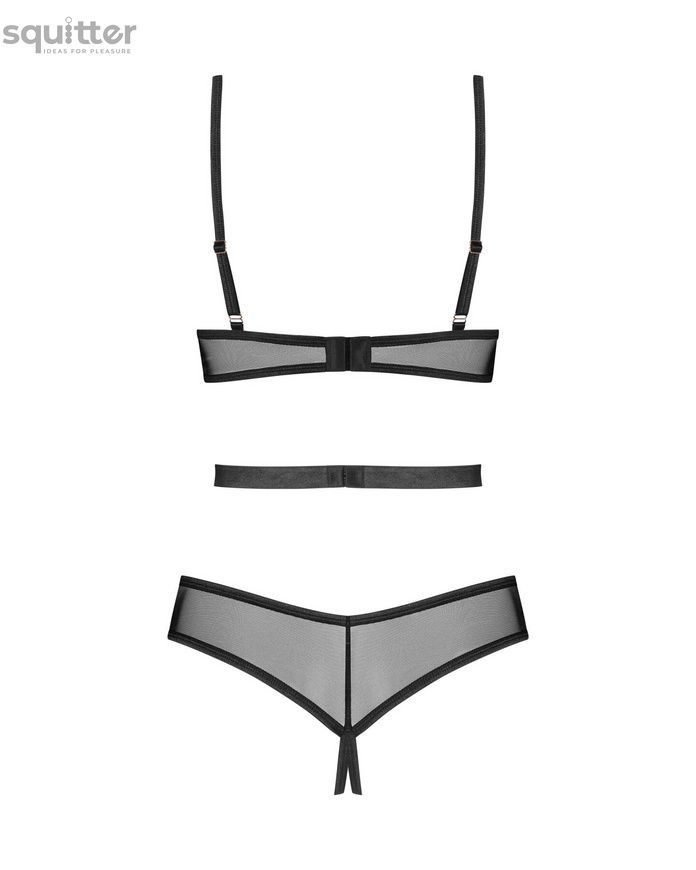 Боді Obsessive Euridia crotchless teddy M/L SX3575 - онлайн-сексшоп Сквітер