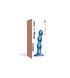 Насадка для страпона Strap-On-Me Dildo Plug Balls Blue Metallic MSO7818,4 - интернет-магазин интимных товаров Squitter