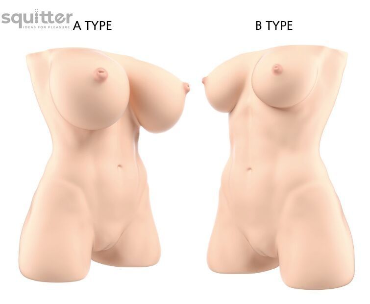 Мастурбатор-торс Naked Factory JESSICA A TYPE, великі груди, дуже реалістичний, наскрізний SX3483 - онлайн-сексшоп Сквітер