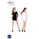 Бодістокінг Passion BS025 white, сукня-сітка, спущене плече, довгий рукав PBS025W,4 - інтернет-магазин інтимних товарів Squitter
