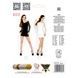 Бодістокінг Passion BS025 white, сукня-сітка, спущене плече, довгий рукав PBS025W,5 - інтернет-магазин інтимних товарів Squitter