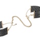 Наручники Bijoux Indiscrets Desir Metallique Handcuffs - Black, металеві, стильні браслети SO2663 фото 2