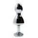 Металлическая анальна пробка Wooomy Lollypop Double Ball Metal Plug Blue L диаметр 3,5, длина 10,5смSO7419,2 - интернет-магазин интимных товаров Squitter