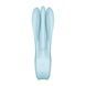 Кліторальний вібратор Satisfyer Threesome 1 Light Blue з трьома гнучкими пальчиками SO6986,6 - інтернет-магазин інтимних товарів Squitter